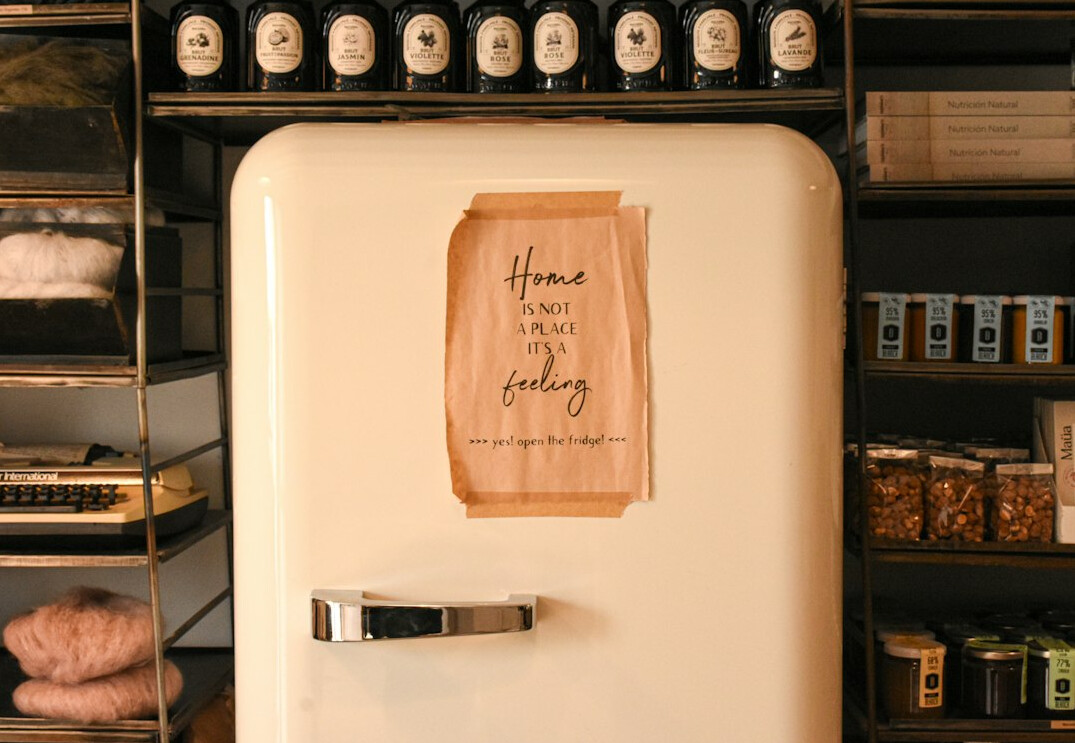 kitchen fridge organized